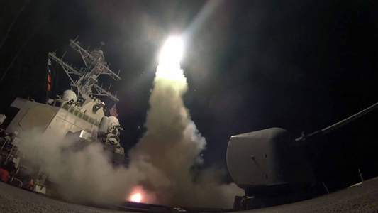 U.S. Strikes Syria After Gas Attack