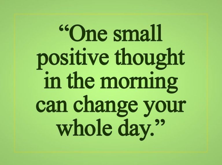 Positive Thought