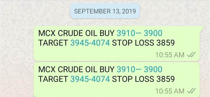MCX Crude Oil Trading Tips