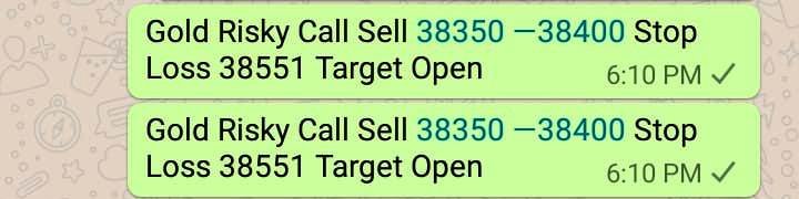 MCX Gold Tips Today