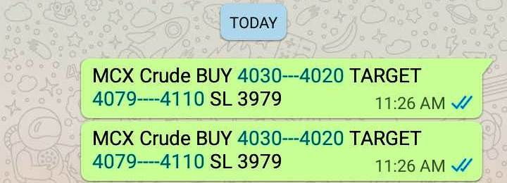 MCX Crude Tips