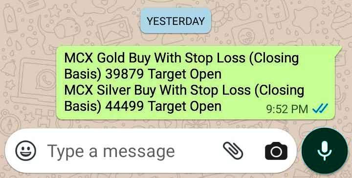 MCX Gold Silver Tips