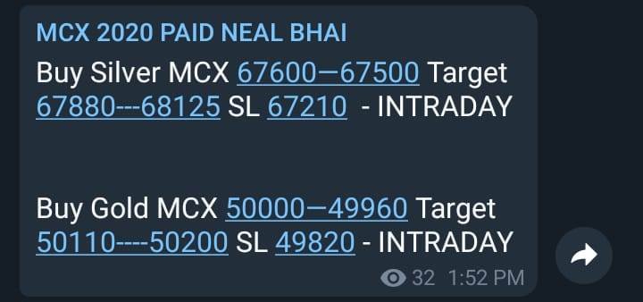 Gold Silver MCX Tips Today