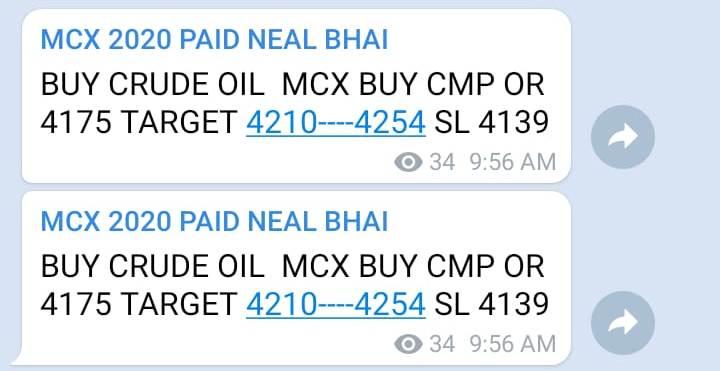 Crude Oil MCX Tips Today