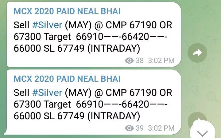MCX Silver Intraday Trading Tips Today All Target Achive – Neal Bhai