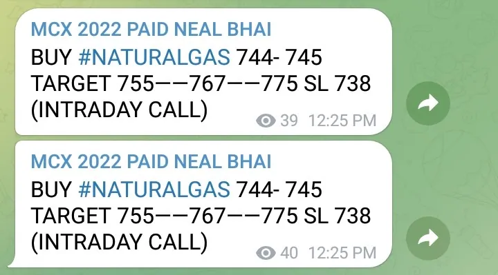 MCX Natural Gas Forcast was Rocking, NG Rocket 745 to 766