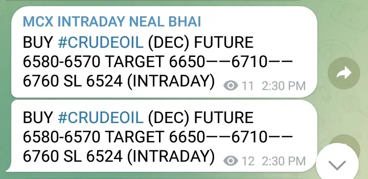 MCX Crude Oil Tips For Today