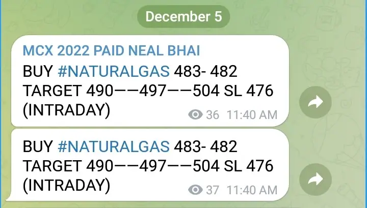 MCX Natural Gas Tips For Today