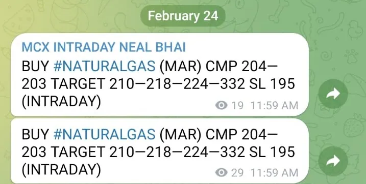 MCX Natural Gas Tips Today