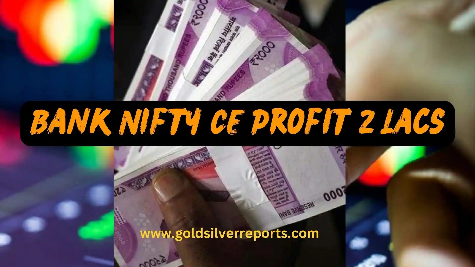 Profit 2 Lacs in Bank Nifty 44100 CE, Buy Call Rocking, Watch 90 to 333